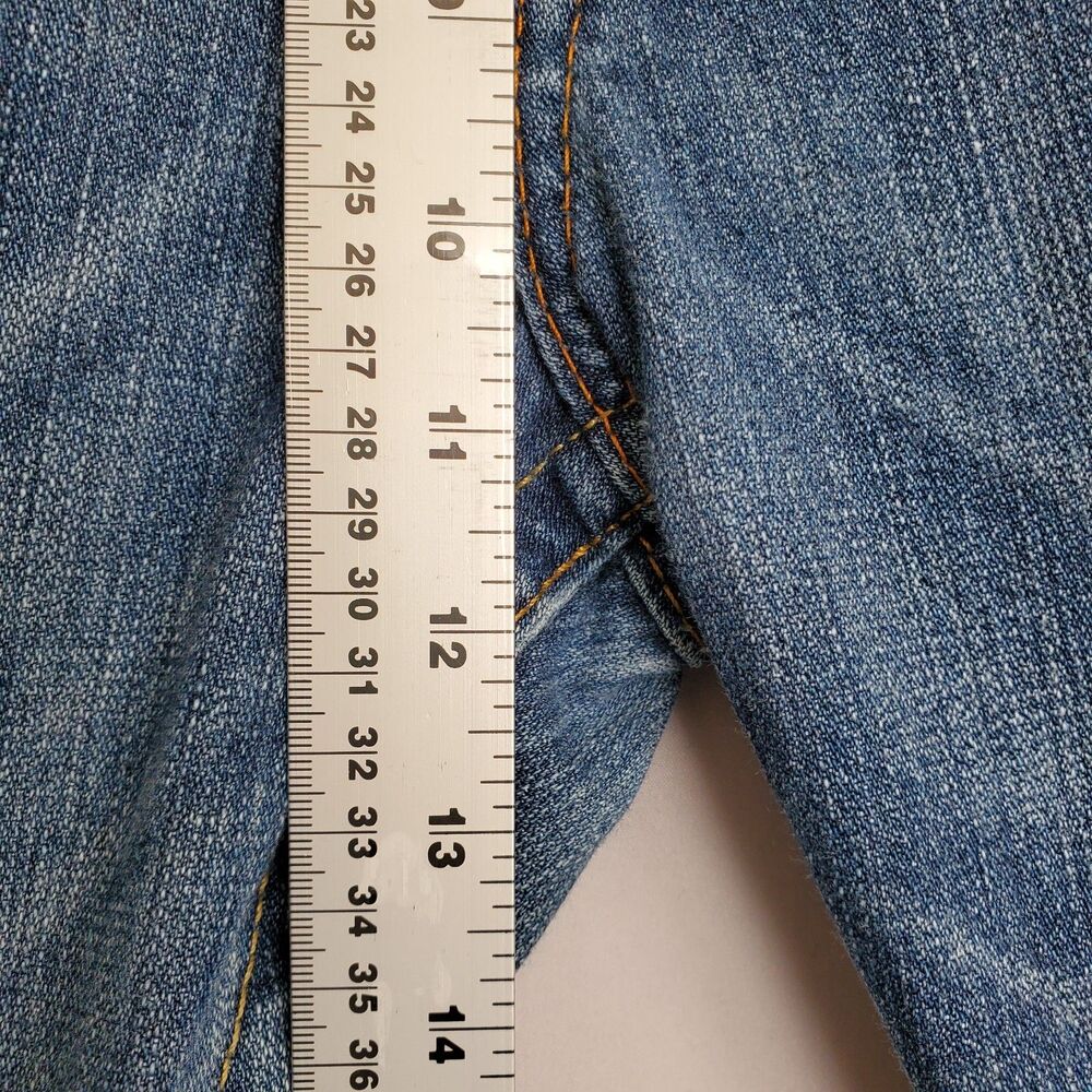 True Religion Jeans Men 40x32 Blue Ricky Relaxed Straight Leg Denim Y2K Pockets - Picture 12 of 13